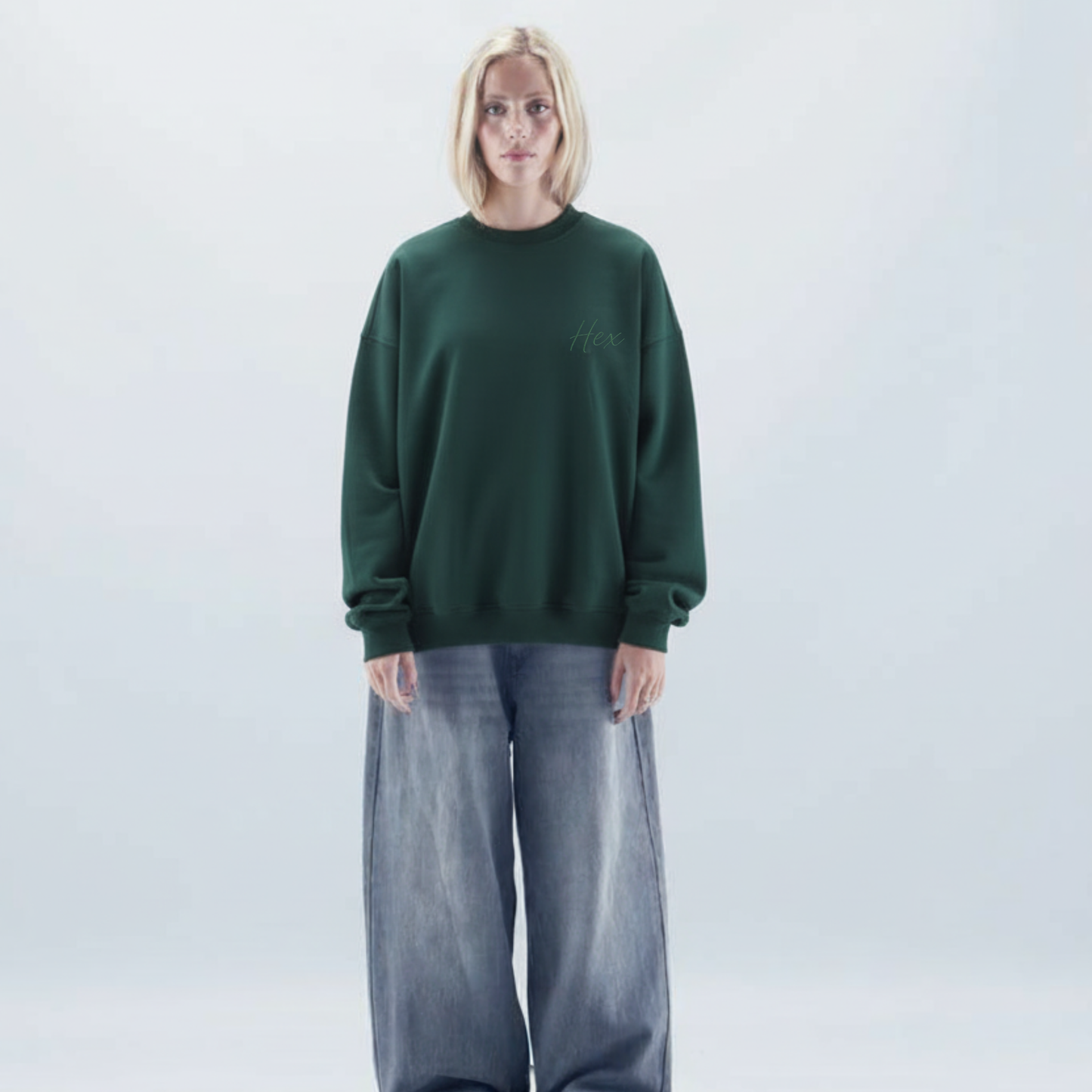 Hex verde Crewneck