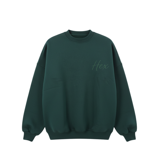 Hex verde Crewneck