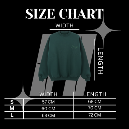 Hex verde Crewneck