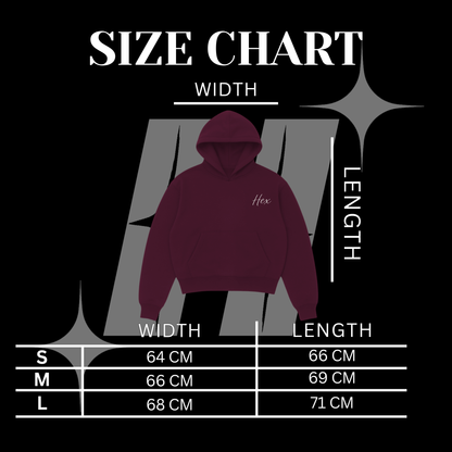 Hex Burgundy Hoodie