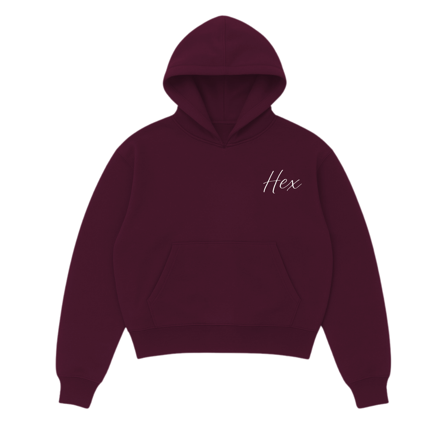 Hex Burgundy Hoodie