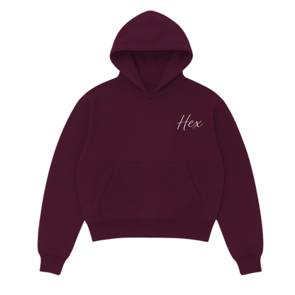 Hex Burgundy Hoodie