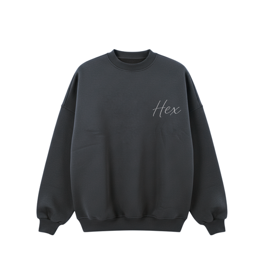 Hex Charcoal Grey Crewneck