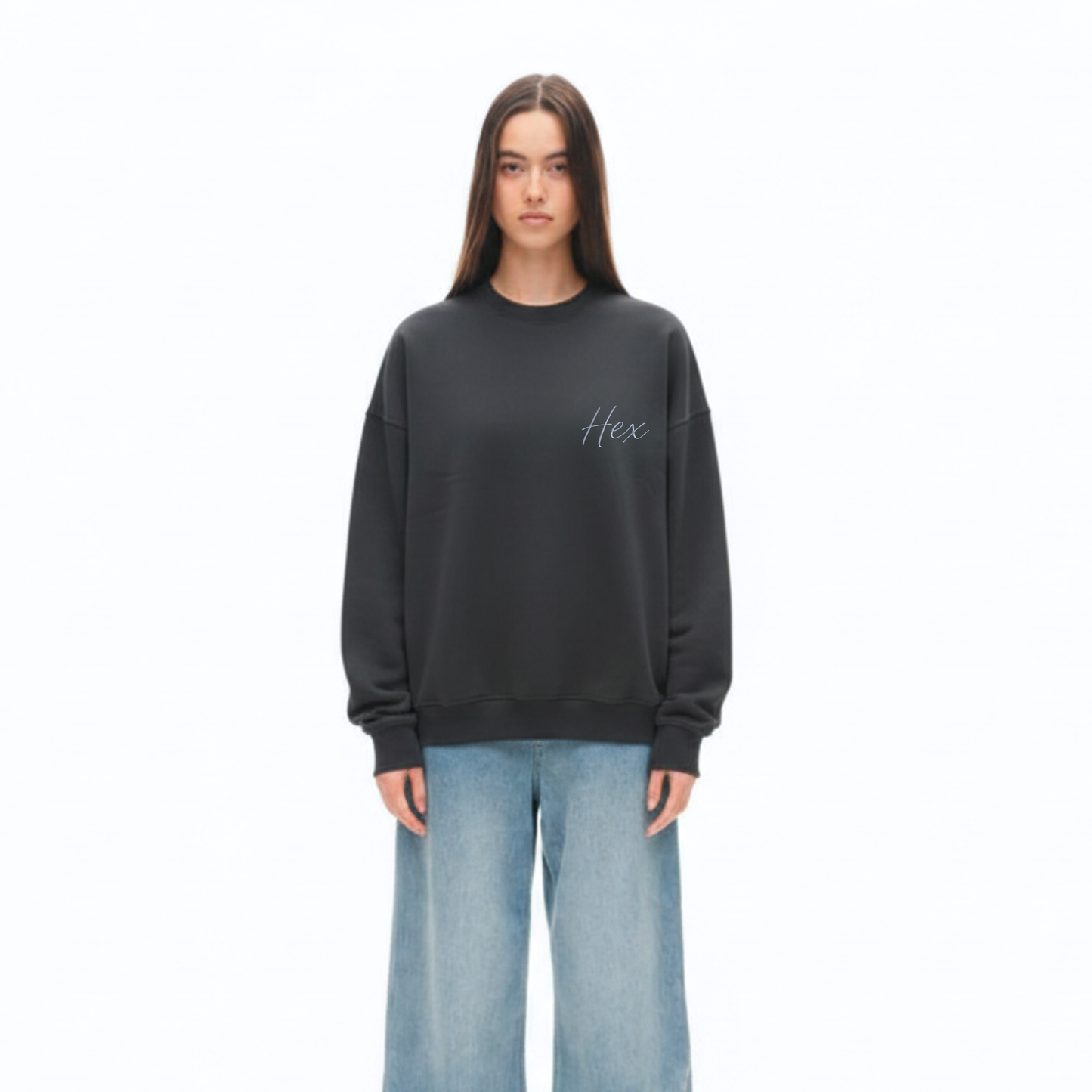 Hex Charcoal Grey Crewneck