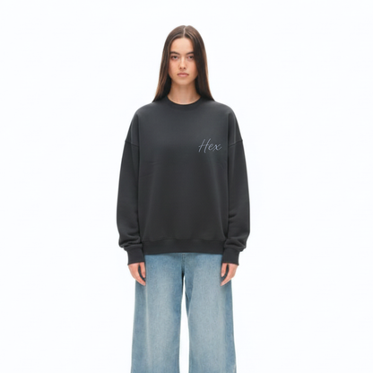 Hex Charcoal Grey Crewneck