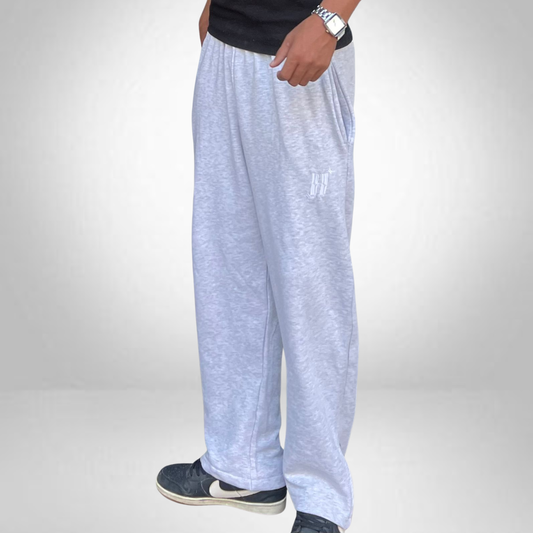 Light Grey Zipper Sweatpants